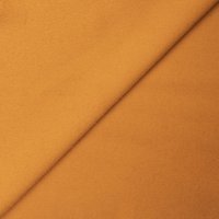 Drap de laine vierge et cachemire sergé double épaisseur - Safran