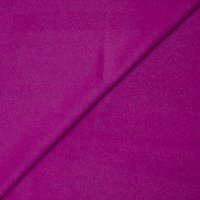 Velours de laine vierge & cachemire double face - Fuchsia