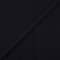 Velours de laine vierge & cachemire double face - Marine