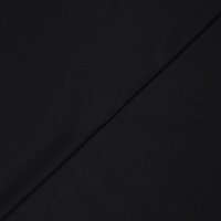 Velours de laine vierge & cachemire double face - Noir