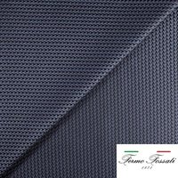 Jacquard 100% soie - Crochet gris fond noir