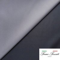 Twill 100% soie double face – Anthracite & gris