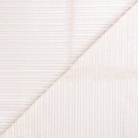 Velours côtelé à côtes irrégulières coton & modal – Crème