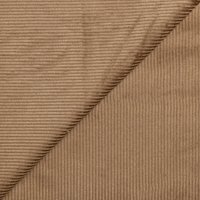 Velours côtelé 300 raies 100% coton - Marron glacé