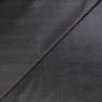 Velours ras coton, viscose & élasthanne - Fines rayures dorées fond noir