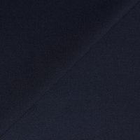 Tissu tailleur sergé de laine vierge - Marine