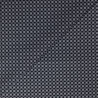 Popeline 100% coton - Motif géométrique noir