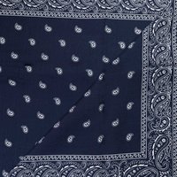 Panneau étoffe 100% viscose – Bandana marine