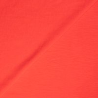 Crêpe froissé – Rouge vermillon