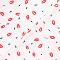 Crêpe de chine – Bisous électrique