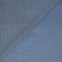 Voile 100% coton chambray – Bleu jean