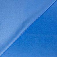 Satin de coton & élasthanne brillant - Bleu