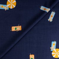 Promotion Tissus de rêve 29% de réduction sur létoffe viscose bleue marine