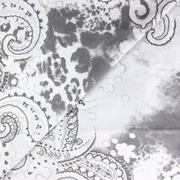 Promotion Tissus de rêve 29% de réduction sur le twill viscose gris et doré