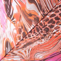 Promo Tissus de rêve 29% de réduction sur le jersey coton abstrait corail