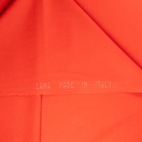 Drap 100% laine - Rouge vermillon