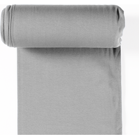 Bord côte uni - Gris chiné