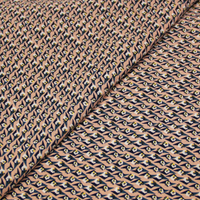 Javanaise imprimée - Fleur solitaire géométrique fond rose pâle