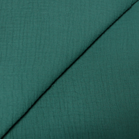 Double gaze 100% coton - Vert opale