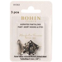 Agrafes de fermeture pour pantalon G7 (3 pcs Argentées)