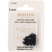 Agrafes de fermeture pour pantalon G7 (3 pcs Noires)