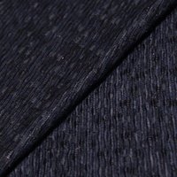 Tissu brocart - Motif trait texturé brillant marine