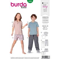 Patron Burda 9288 - T-shirt pantalon short