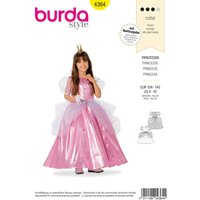Patron Burda Carnaval 4364 - Déguisement Historique de Princesse enfant