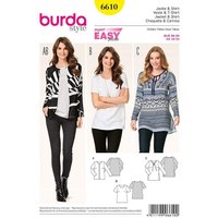 Patron Burda 6610 - Veste et t-shirt