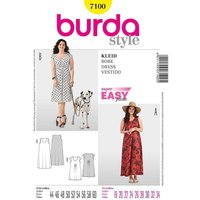 Patron Burda 7100 - Robe femme