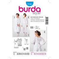 Patron Burda Carnaval 7156 - Déguisement Historique Sous - Vêtements