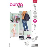 Patron Burda 9256 - Accessoires d'écoliers avec trousse et sac de sport