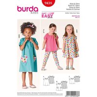 Patron N°9438 - Burda kids : Robe et t-shirt