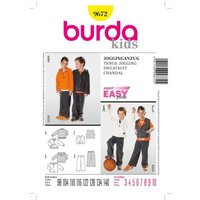Patron N°9672 - Burda kids : Ensemble jogging