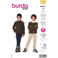 Patron Burda 9251 - Ensemble pull et pantalon douillets