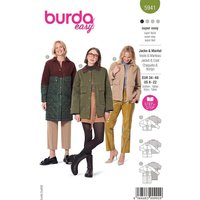 Patron Burda 5941 - Veste sportive & manteau classique