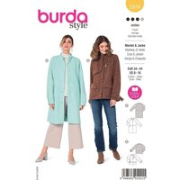 Patron Burda 5974 - Veste & manteau à manches raglan et col droit