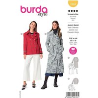 Patron Burda 5984 - Veste caban & trench-coat entièrement doublés