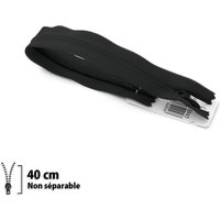 Fermeture Eclair ® invisible noir 40cm