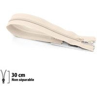 Fermeture Eclair ® spiralée écru 30cm