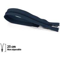 Fermeture Eclair ® spiralée marine 25cm