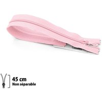 Fermeture Eclair ® spiralée rose 45cm