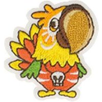 Ecusson thermocollant - Oiseau orange