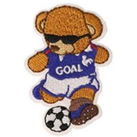 Ecusson thermocollant - Ourson footballeur
