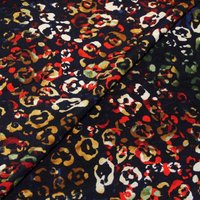 Javanaise imprimée - Tacheté multicolore fond marine