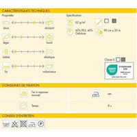 Entoilage thermocollant Vlieseline - H250 noir