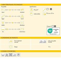 Entoilage thermocollant Vlieseline - F220 Blanc