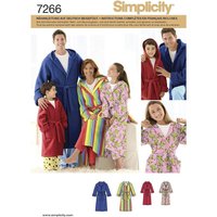Patron Simplicity 3575.A - Robe de chambre adolescent et adulte