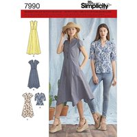 Patron Simplicity 8384.U5 - Top et robe femme