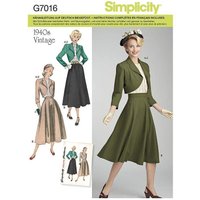 Patron Simplicity 8462.U5 - Ensemble vintage femme